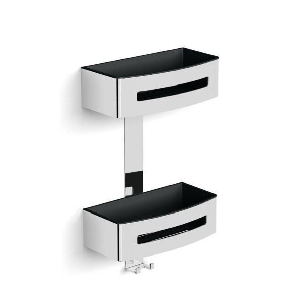 Душевая полка LANGBERGER ACCESSORIES 75762 подвесная с крючком для водосгона цвет хром