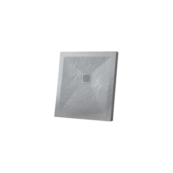 Vincea Поддон для душа из искусственного камня VST-4SR1010G, 1000*1000*25, серый