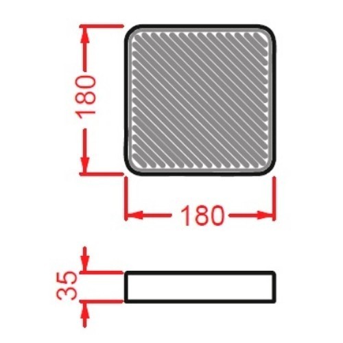 Мыльница Artceram Cartesio  накладная цвет розовый CAC001 33 00