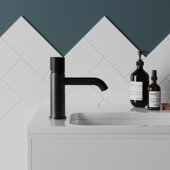 Paini 7GPZ205O Смеситель для раковины Кокс Грип , брашированный чёрный