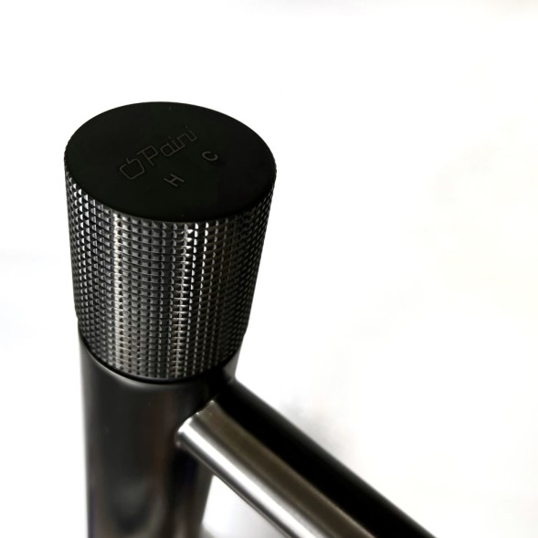 Paini 7GPZ205O Смеситель для раковины Кокс Грип , брашированный чёрный