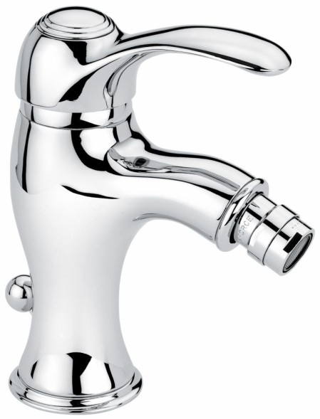 Emmevi Harmony, однорычажный смеситель для биде с донным клапаном, цвет хром/золото 22004/CO