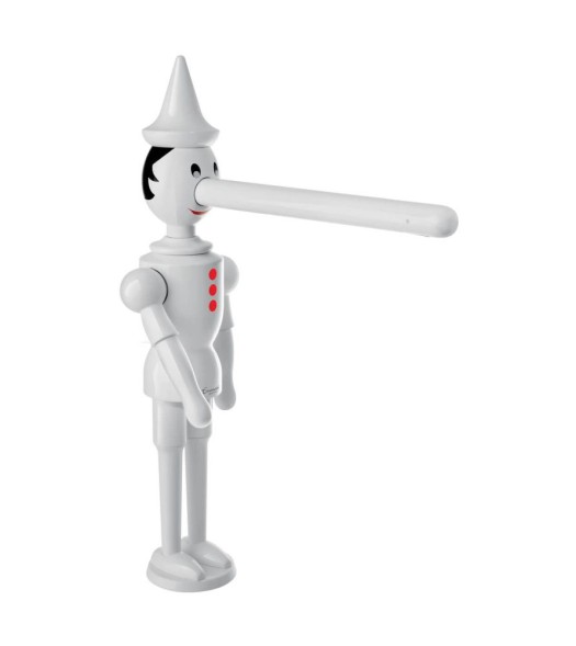 Emmevi Pinocchio, двухрычажный кухонный смеситель (излив 20,6 см), без донного клапана, цвет белый 1887/BC