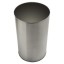 NOFER Контейнер для мусора без крышки 80 л. нерж. сталь  14071.80.SC.S матовый