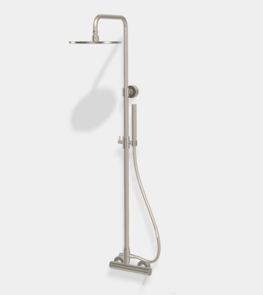 Душевая стойка, Fima Carlo Frattini, Shower column, цвет-никель брашированный F3035/2SN