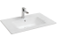 Раковина накладная ISVEA Sistema T 76 ультратонкая, прямоугольная 76см, с отв. под смес без д/к цвет белый глянцевый 10SL50076