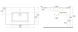 Раковина накладная ISVEA Sistema T 76 ультратонкая, прямоугольная 76см, с отв. под смес без д/к цвет белый глянцевый 10SL50076