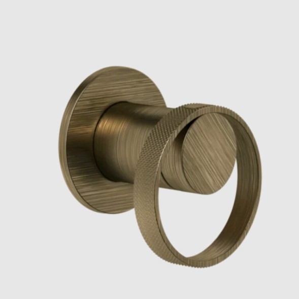 Gessi Смеситель для душа, Anello, на 1 потребитель, цвет латунь состаренная 63409#713