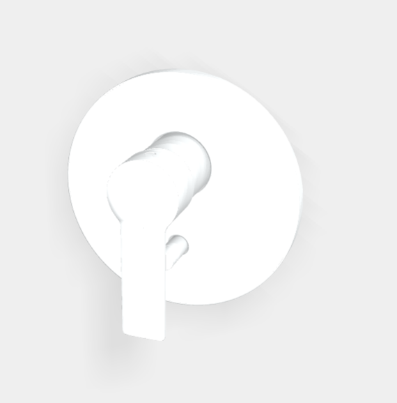 Смеситель для душа, Fima Carlo Frattini, Mast, цвет-белый матовый F3139X2BS