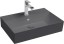 Раковина ISVEA SistemaZ Frame накладная ШГВ 600*420*132 отверстия для смесителя 1 цвет антрацит матовый 10SF50060-2C