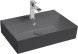 Раковина ISVEA SistemaZ Frame накладная ШГВ 600*420*132 отверстия для смесителя 1 цвет антрацит матовый 10SF50060-2C