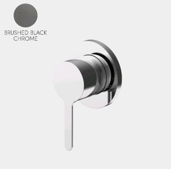 Смеситель для душа, Fima Carlo Frattini, Snap, цвет-хром черный брашированный F3113N1CS