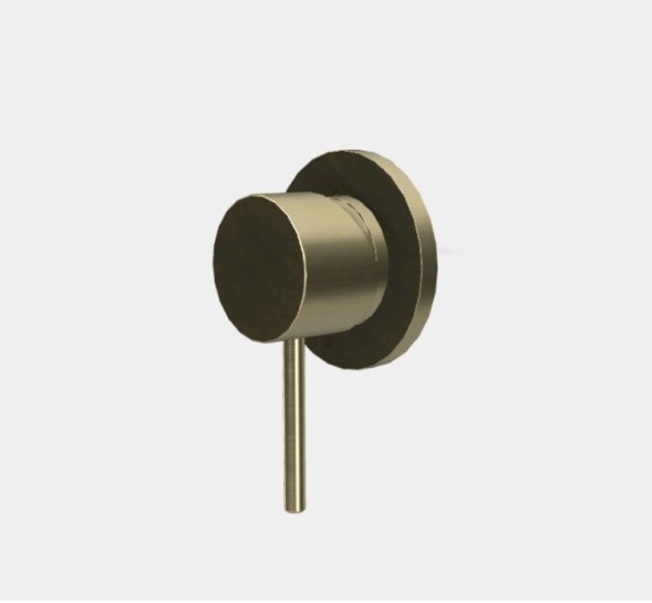 Смеситель для душа, Fima Carlo Frattini, Spillo Up, на 1 потребитель, цвет-шампань брашированная F3033N1HS