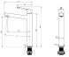 Vincea Смеситель для раковины Феерие (Feerie) VBF-5FE2GM, вороненая сталь