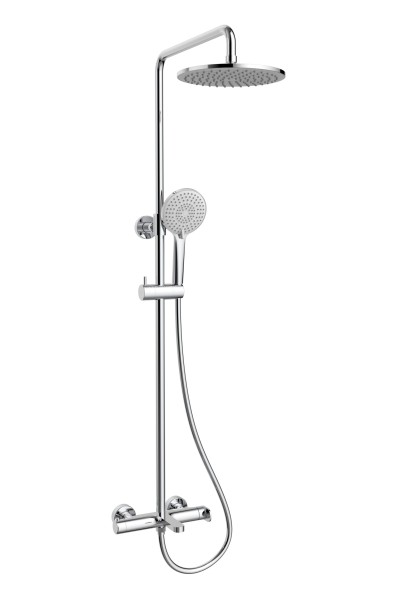 Vincea Душевая стойка Рондо (Rondo) VSFS-1R1CH с изливом, хром