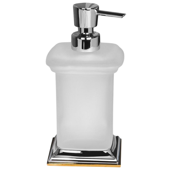 Дозатор COLOMBO DESIGN PORTOFINO B9326.CR/OL настольный цвет хром/золото