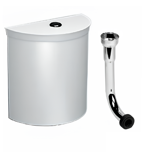 Бачок HATRIA DOLCEVITA Y0U301 подвесной на средней трубе цвет белый