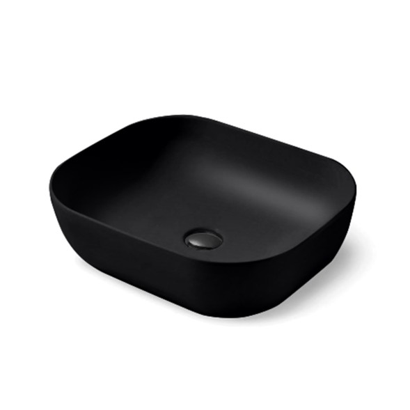 Vincea Раковина керамическая  VBS-101MB, 500*400*140, цвет матовый черный