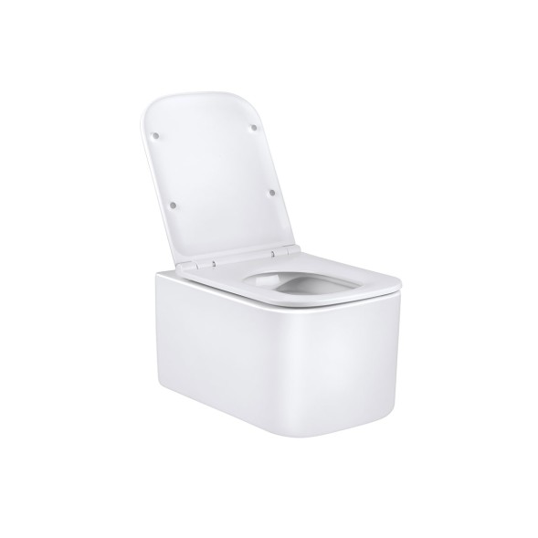 Vincea Унитаз подвесной Ультра (Ultra) VT1-32 безободковый, цвет белый, ультратонкое микролифт сиденье