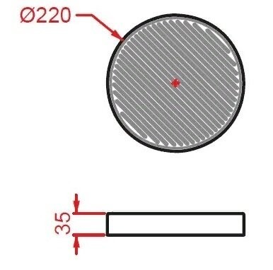 Мыльница Artceram Cartesio  накладная цвет розовый CAC002 33 00