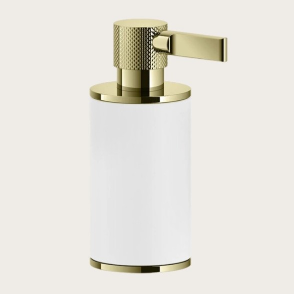 Gessi Дозатор для жидкого мыла, Inciso, шгв 75*118*181, цвет медь брашированная#белый  58537#708