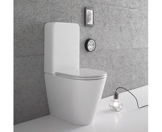 Чаша унитаза GLOBO FORTY3 напольный моноблок цвет белый FO003BI