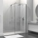 Vincea Душевая перегородка Волк-Ин (Walk-In) VSW-1HS800CLGM, 800*2000, вороненая сталь, стекло прозрачное