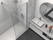 Vincea Душевая перегородка Волк-Ин (Walk-In) VSW-1HS800CLGM, 800*2000, вороненая сталь, стекло прозрачное
