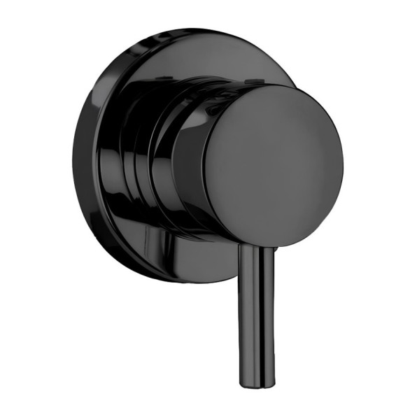 Смеситель Bossini Z10201473BOS001 для ванны и душа встраиваемый с внутренней частью на 1 потребителя цвет черный матовый