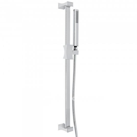 Emmevi, душевой комплект: штанга, лейка, шланг. C02642, цвет хром C02642CR