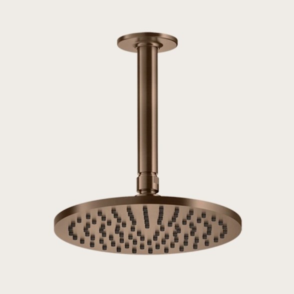 Gessi Верхний душ, GOCCIA, 152*152, цвет Старинная латунь  33752#713