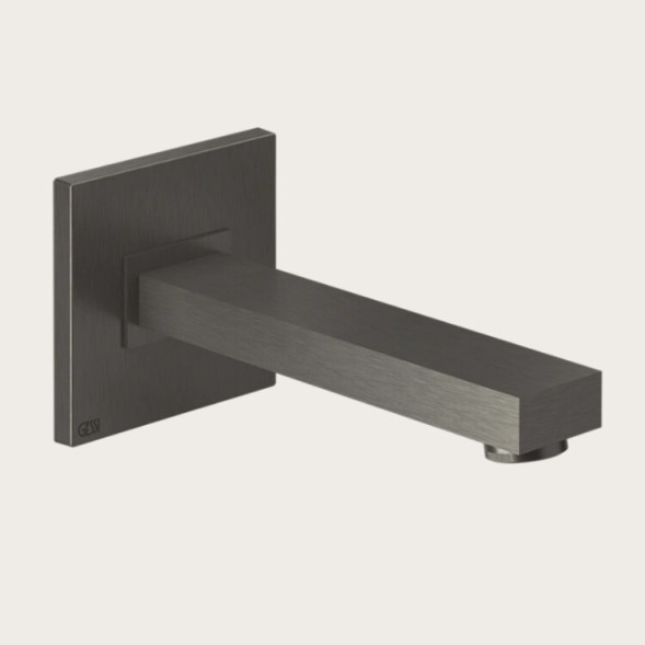 Gessi Излив, Rettangolo, цвет Черный брашированный металл  20120#707