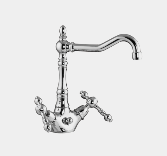 Смеситель для раковины, Fima Carlo Frattini, Epoque, цвет-античная бронза F5061BR