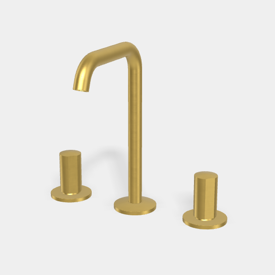 Смеситель для раковины, Fima Carlo Frattini, So, цвет-золото брашированное F3191BOS