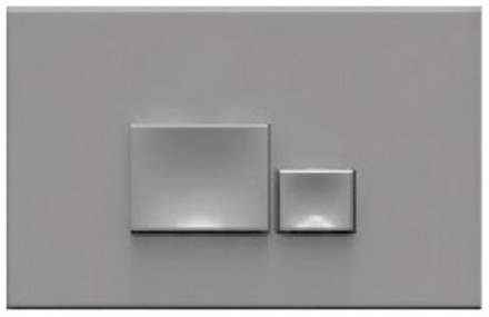 Клавиша смыва ISVEA Axis Piazza для унитаза ШГВ 246*26*164 цвет хром 54MJ0102I