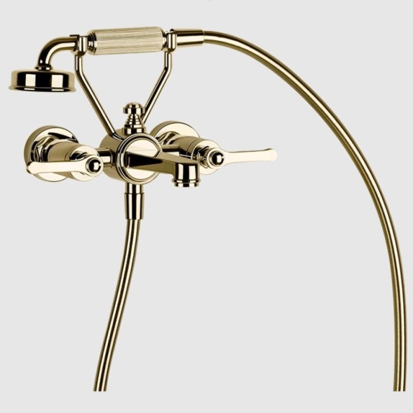 Gessi Смеситель для ванны и душа, VENTI20, цвет латунь  65113#710