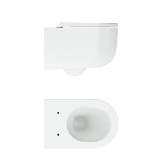 Унитаз HATRIA FUTURA A0Y9BA25 подвесной безободковый слив Vortex цвет белый матовый