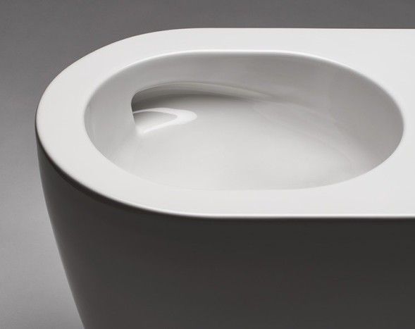 Унитаз HATRIA FUTURA A0Y9BA25 подвесной безободковый слив Vortex цвет белый матовый