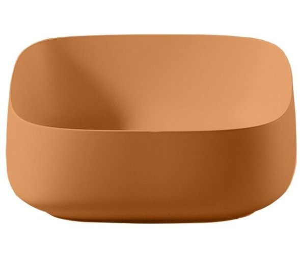 Раковина Artceram Cognac Quadro накладная  цвет arancio cammeo COL007 13 00