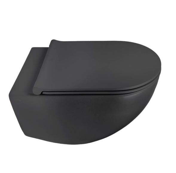 Унитаз GALASSIA Dream 7312 NEMT подвесной цвет черный матовый