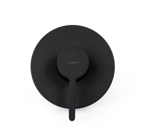 Emmevi Filobrass, однорычажный встраиваемый смеситель для душа, цвет черный матовый 85009/NEO
