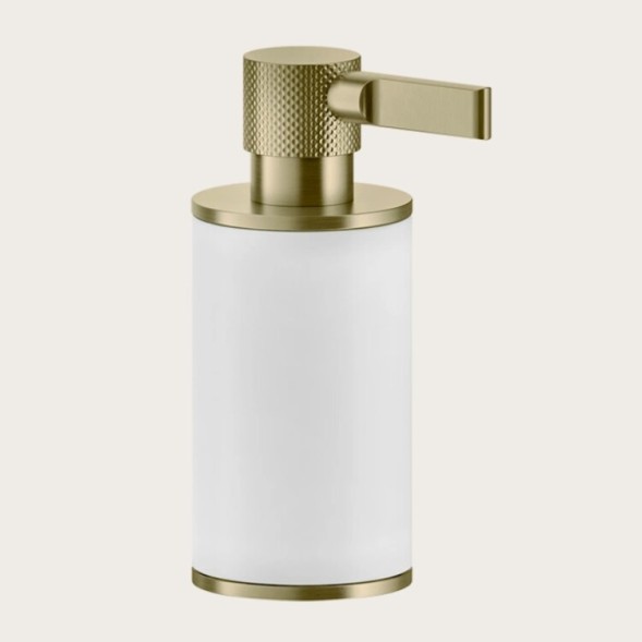 Gessi Дозатор для жидкого мыла, Inciso, шгв 75*118*181, цвет Старинная латунь  58537#713