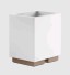 Gessi Стакан, Rettangolo, шгв 105*85*126.5, цвет белый#медь брашированная  20831#708