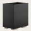 Gessi Корзина для бумаг, Rettangolo, шгв 250*170*257, цвет чёрная#черный металл  20991#706