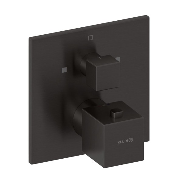 Термостат KLUDI DECUS 54810N275 для ванны и душа встраиваемый на 2 потребителя внешняя часть