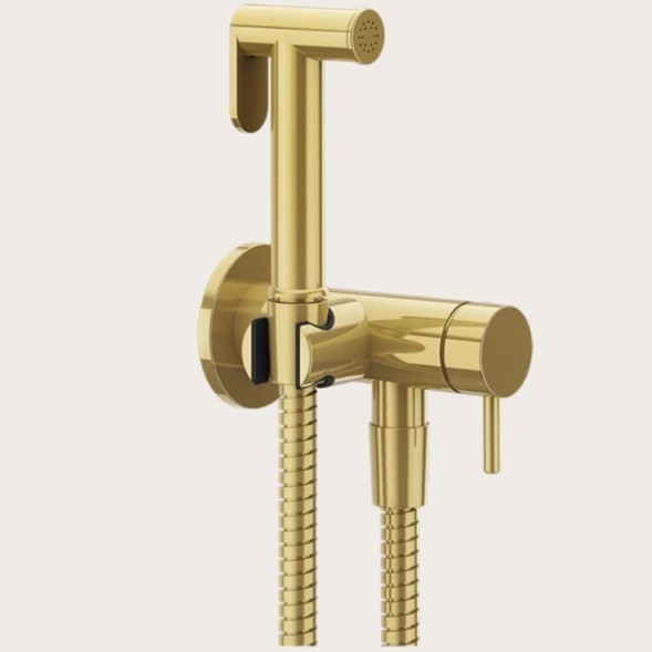 Gessi Гигиенический душ, цвет золото  45130#246