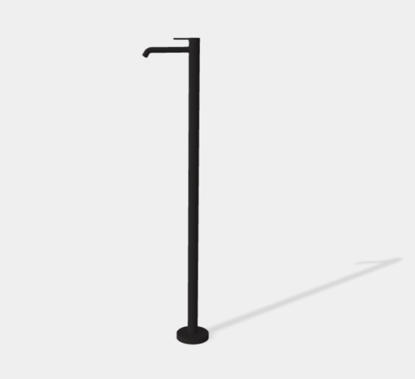 Смеситель для раковины, Fima Carlo Frattini, Snap, напольный, цвет-черный матовый F3111/PNNS