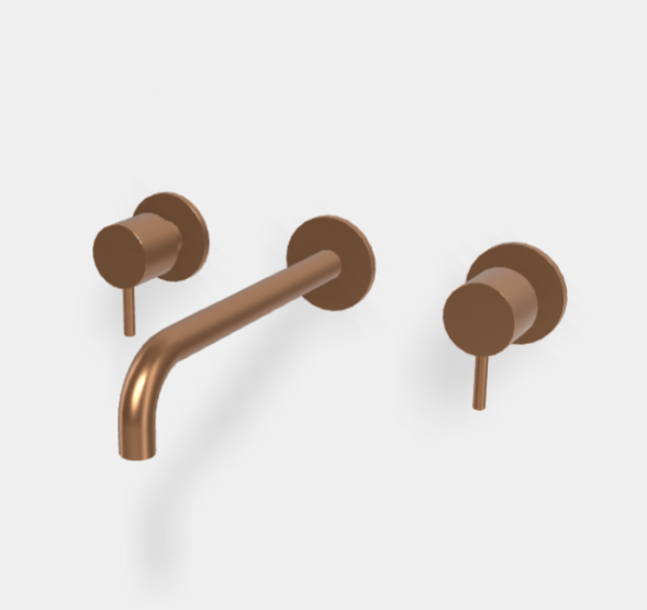 Смеситель для раковины, Fima Carlo Frattini, Spillo Up, цвет-бронза брашированная янтарная F3161/5ZS