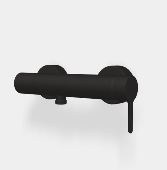 Смеситель для душа, Fima Carlo Frattini, Snap, цвет-чёрный матовый F3115/1NS