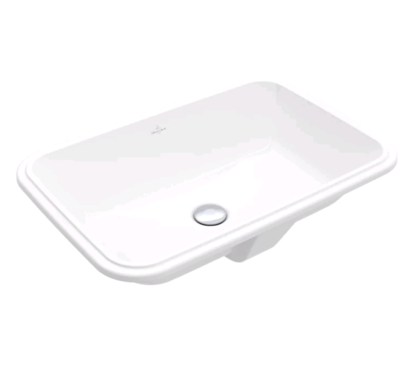 Villeroy&amp;Boch Раковина, Architectura, шгв 570*370*180, отверстия для смесителя-отсутствуют, цвет-альпийский белый 5A776001